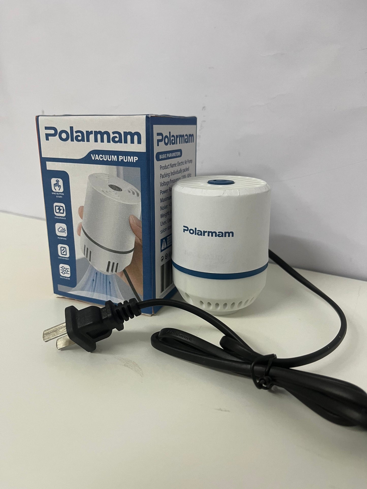 【Polarmam Air compressors】——Polarmam 2-in-1 Electric Air Pump - Vacuum Sealing & Inflation Solution