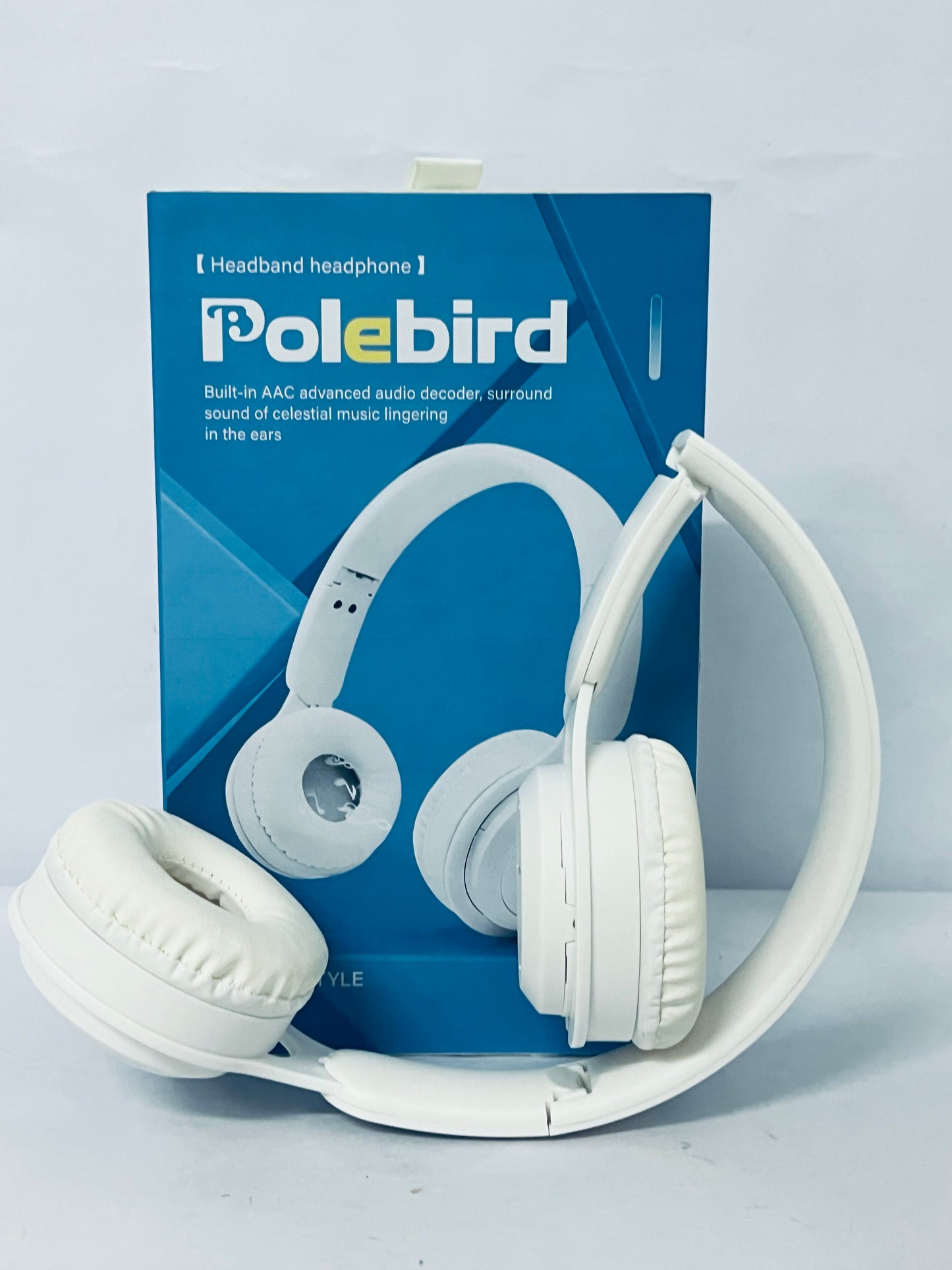 Polebird Upgraded Hybrid Noise Cancelling Headphones with Transparent Modes Wireless Bluetooth with Mic Deep Bass Soft-Earpads Hi-Fi Audio Comfortable Fit Long Playtime for Home Office Travel Over Ear White