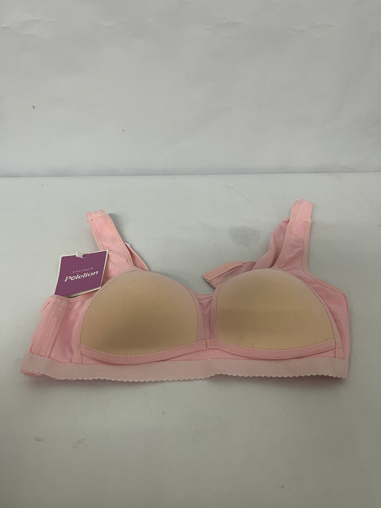 Polelion Women's Pink Comfort Bra with Skin-Friendly Fabric and Supportive Design
