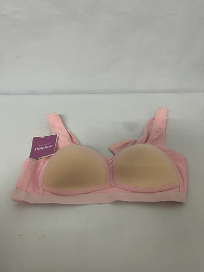 Polelion Women's Pink Comfort Bra with Skin-Friendly Fabric and Supportive Design