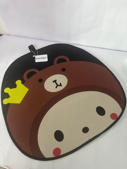 Poletiger Cute Bear Cartoon Vehicle seat cushions for Women Front and Back Seat Cushions Full Set Universal Fit for Cars Trucks SUVs
