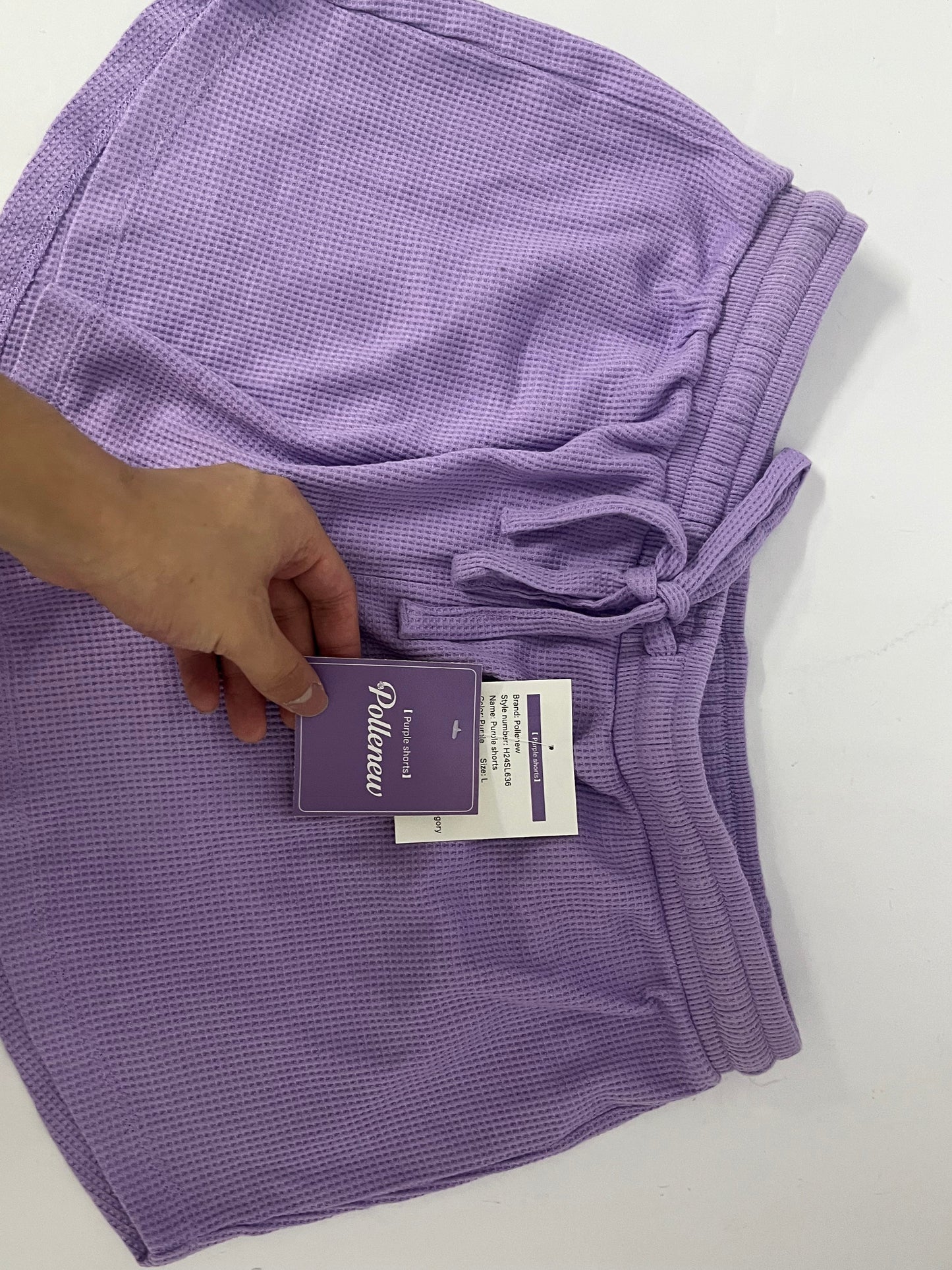 Pollenew Pants Women's Sweat Shorts SweatShorts Summer Lounge Cotton Drawstring Cute Fleece Shorts with Pockets Athletic Running Active Elastic Jersey French Terry Shorts 2025 Women Cloth Sweatpants Trendy Lilac