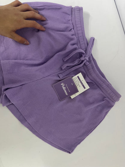 Pollenew Pants Women's Sweat Shorts SweatShorts Summer Lounge Cotton Drawstring Cute Fleece Shorts with Pockets Athletic Running Active Elastic Jersey French Terry Shorts 2025 Women Cloth Sweatpants Trendy Lilac