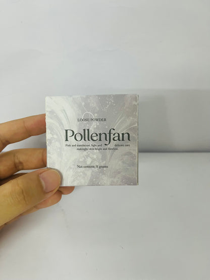 Pollenfan Loose face powder Perfect Finish HD Powder, Blurs Fine Lines & Imperfections, All Day Wear, Perfect for On The Go,