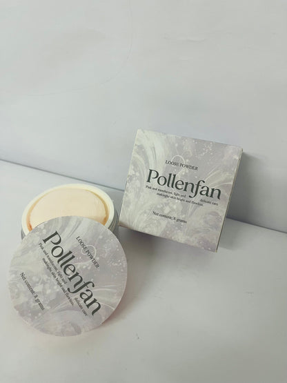 Pollenfan Loose face powder Perfect Finish HD Powder, Blurs Fine Lines & Imperfections, All Day Wear, Perfect for On The Go,