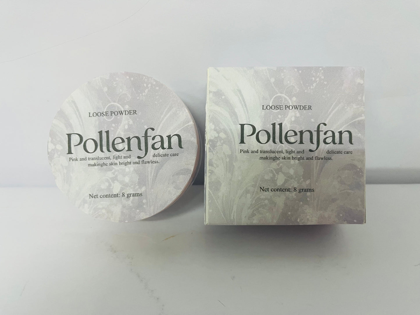 Pollenfan Loose face powder Perfect Finish HD Powder, Blurs Fine Lines & Imperfections, All Day Wear, Perfect for On The Go,