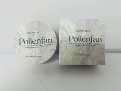Pollenfan Loose face powder Perfect Finish HD Powder, Blurs Fine Lines & Imperfections, All Day Wear, Perfect for On The Go,