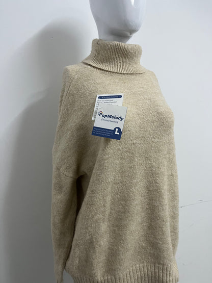 【PopMelody Oversized Turtleneck Knit Sweater】—— Cozy Warmth & Effortless Winter Style