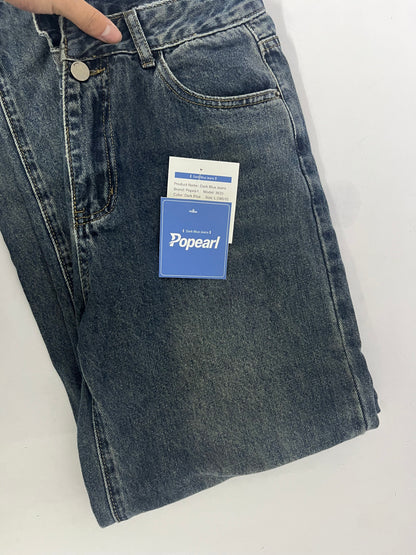 Popearl  All-American Stretch Denim, Jeans, Rugged & Comfortable Blue Jeans