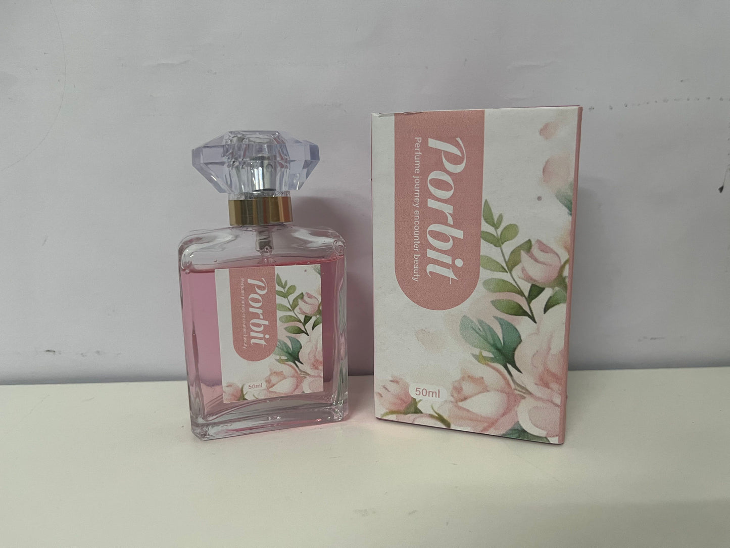 [Porbit Perfumes]-Pink Rose Eau de Toilette - 50ml Fresh Floral & Fruity Fragrance for Women