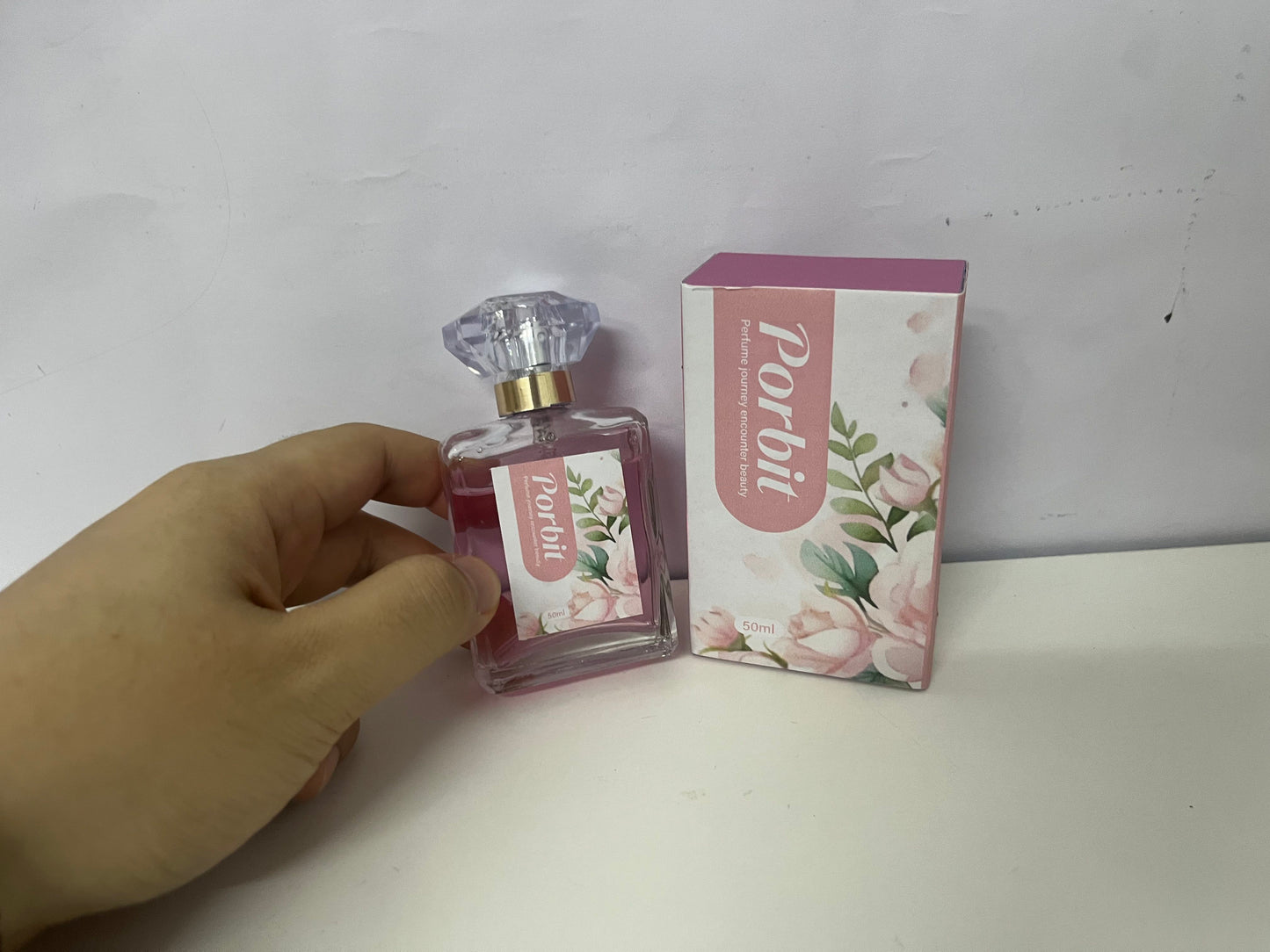 [Porbit Perfumes]-Pink Rose Eau de Toilette - 50ml Fresh Floral & Fruity Fragrance for Women