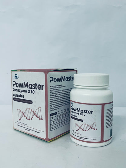 PowMaster Dietary food supplements Coenzyme Q10 capsules - Protect Heart Health and Revitalize Body and Mind