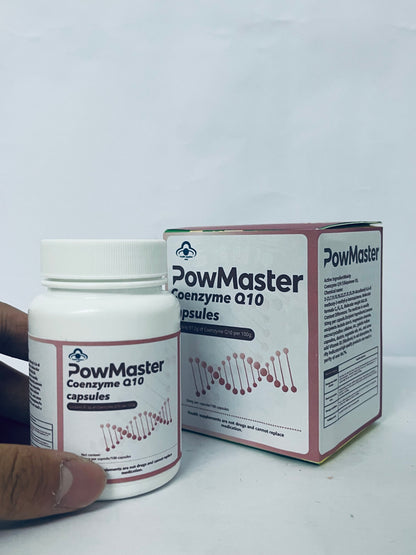 PowMaster Dietary food supplements Coenzyme Q10 capsules - Protect Heart Health and Revitalize Body and Mind