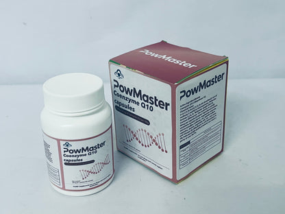 PowMaster Dietary food supplements Coenzyme Q10 capsules - Protect Heart Health and Revitalize Body and Mind