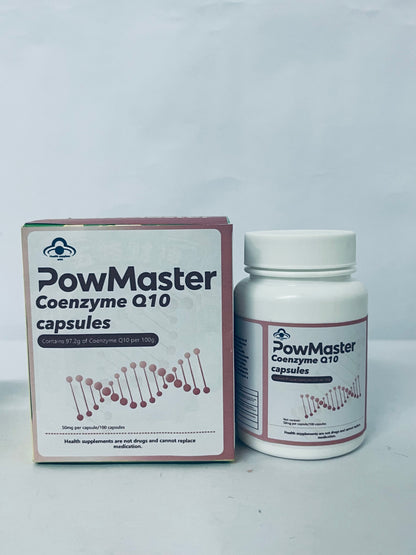 PowMaster Dietary food supplements Coenzyme Q10 capsules - Protect Heart Health and Revitalize Body and Mind