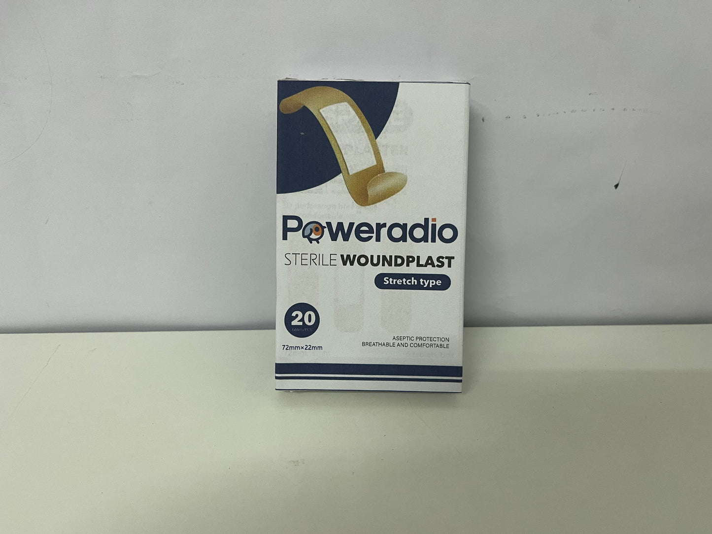 Poweradio 20-Count Sterile Stretch Adhesive Bandages