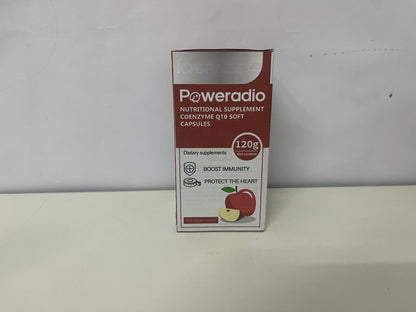 Poweradio Nutritional supplements Coenzyme Q10 Soft Capsules - 100 Count (120g)