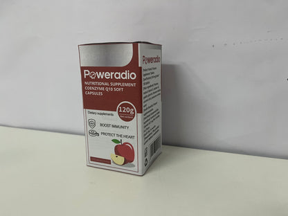 Poweradio Nutritional supplements Coenzyme Q10 Soft Capsules - 100 Count (120g)