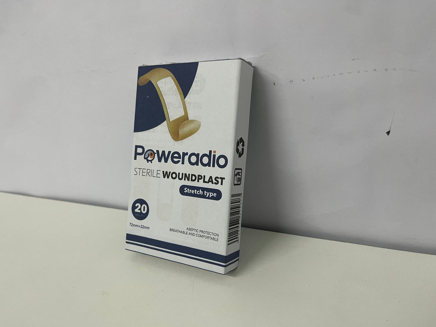 Poweradio 20-Count Sterile Stretch Adhesive Bandages