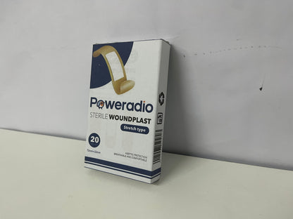 Poweradio 20-Count Sterile Stretch Adhesive Bandages