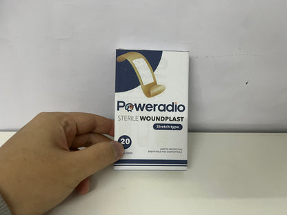 Poweradio 20-Count Sterile Stretch Adhesive Bandages