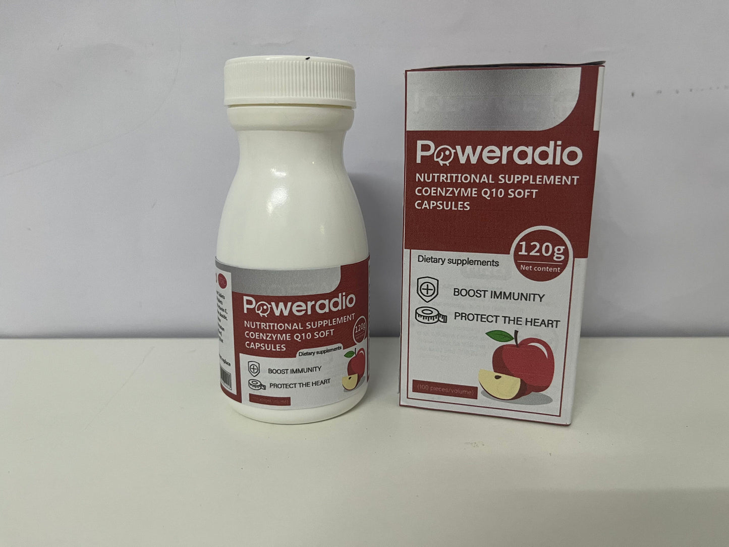 Poweradio Nutritional supplements Coenzyme Q10 Soft Capsules - 100 Count (120g)