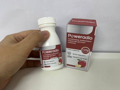 Poweradio Nutritional supplements Coenzyme Q10 Soft Capsules - 100 Count (120g)