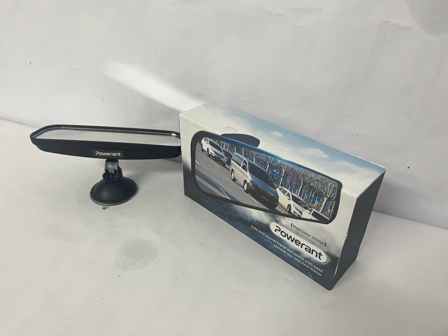 Powerant Suction Cup Auxiliary Rearview Mirror | Expand Vision for Safer Driving
