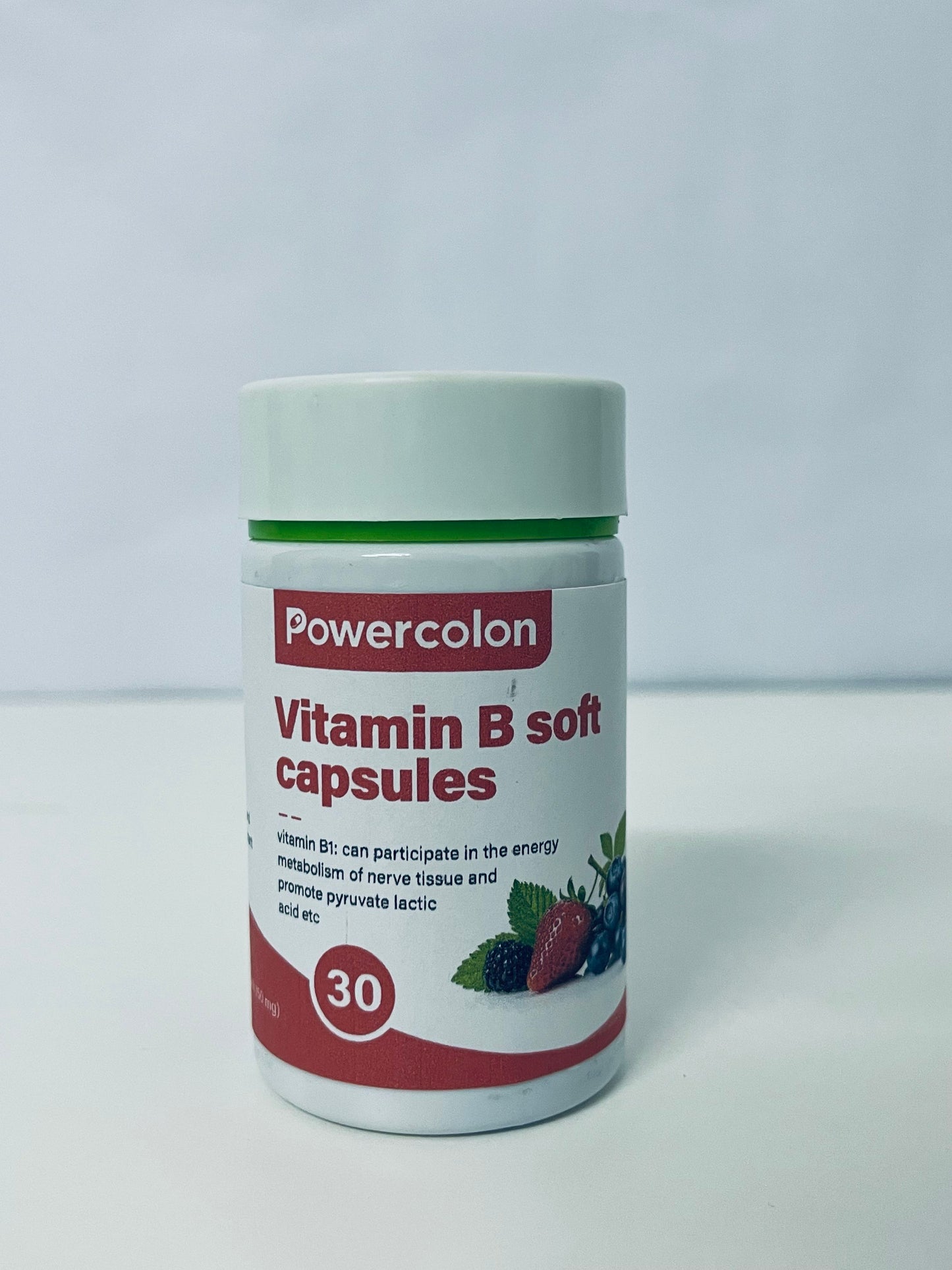 Powercolon Vitamin B Soft Capsules Nerve Metabolism Boost A Nutritional Item for Daily Body Care