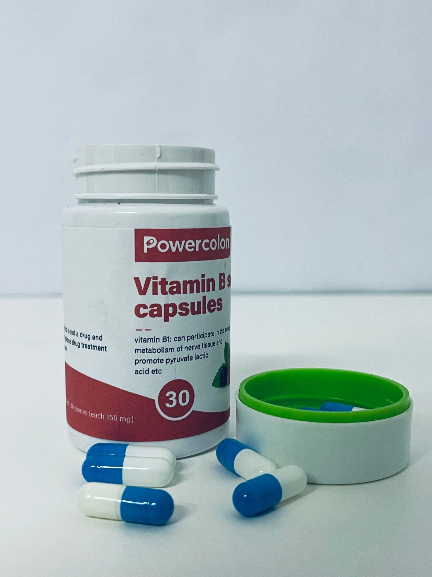 Powercolon Vitamin B Soft Capsules Nerve Metabolism Boost A Nutritional Item for Daily Body Care