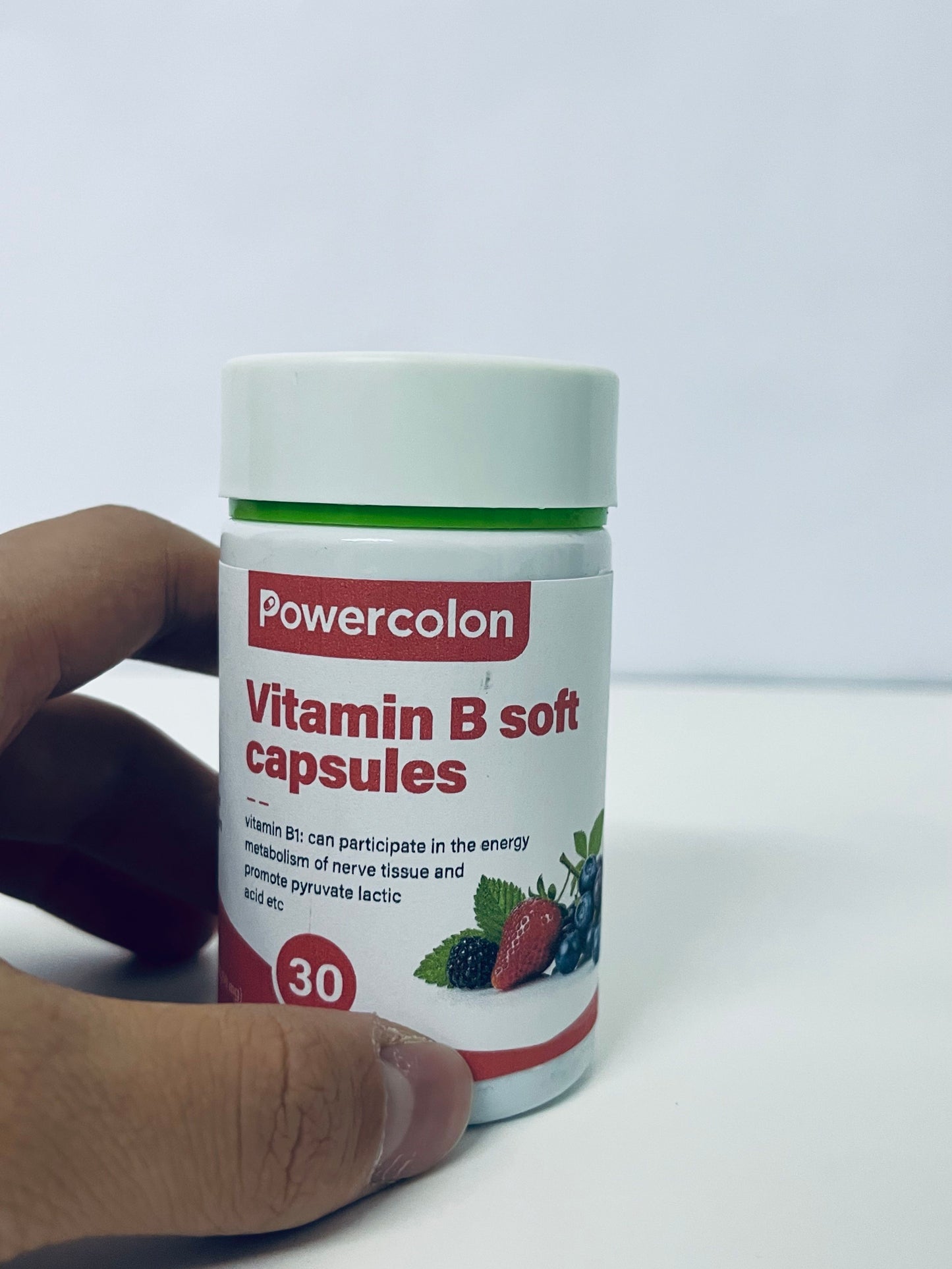 Powercolon Vitamin B Soft Capsules Nerve Metabolism Boost A Nutritional Item for Daily Body Care