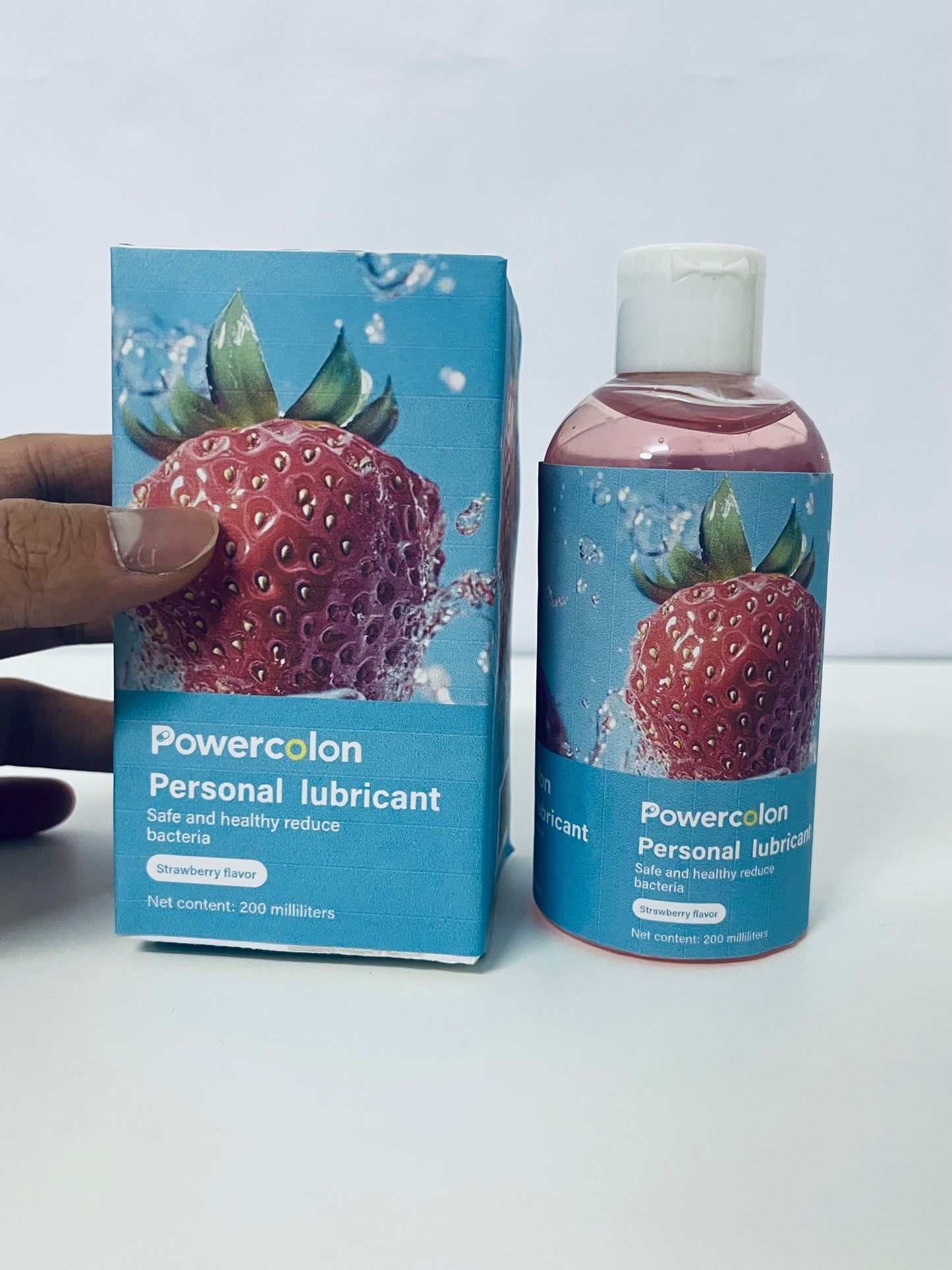Powercolon Strawberry Flavor Personal Lubricant