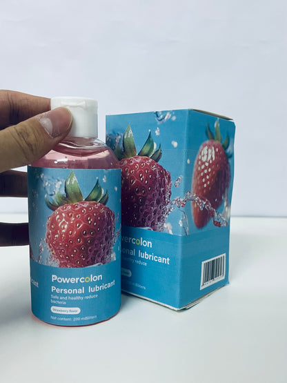 Powercolon Strawberry Flavor Personal Lubricant