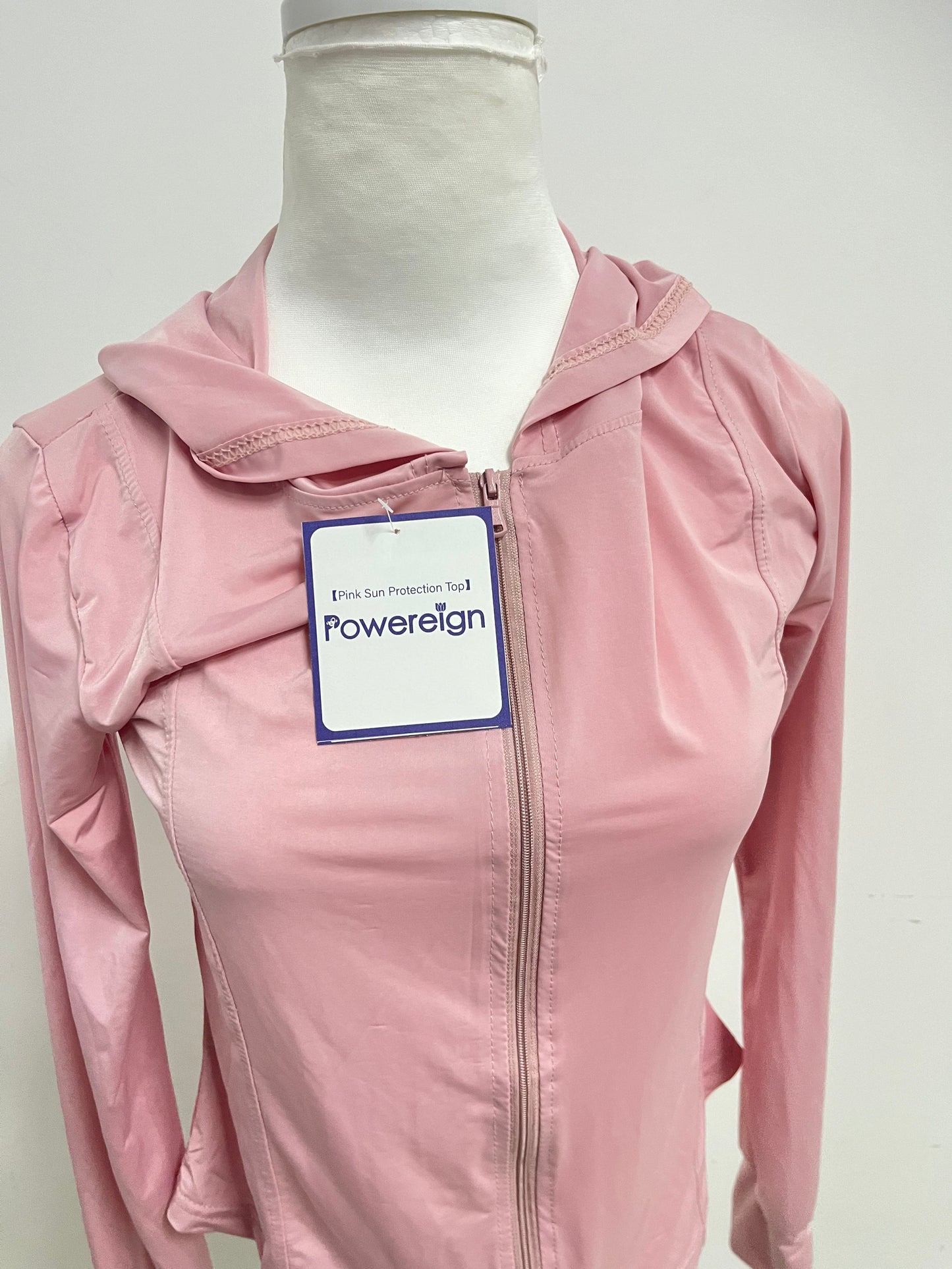 【Powereign Athletic shirts】——Powereign Cooling Sun Protection Athletic Jacket - Lightweight & Quick-Dry Hooded Top
