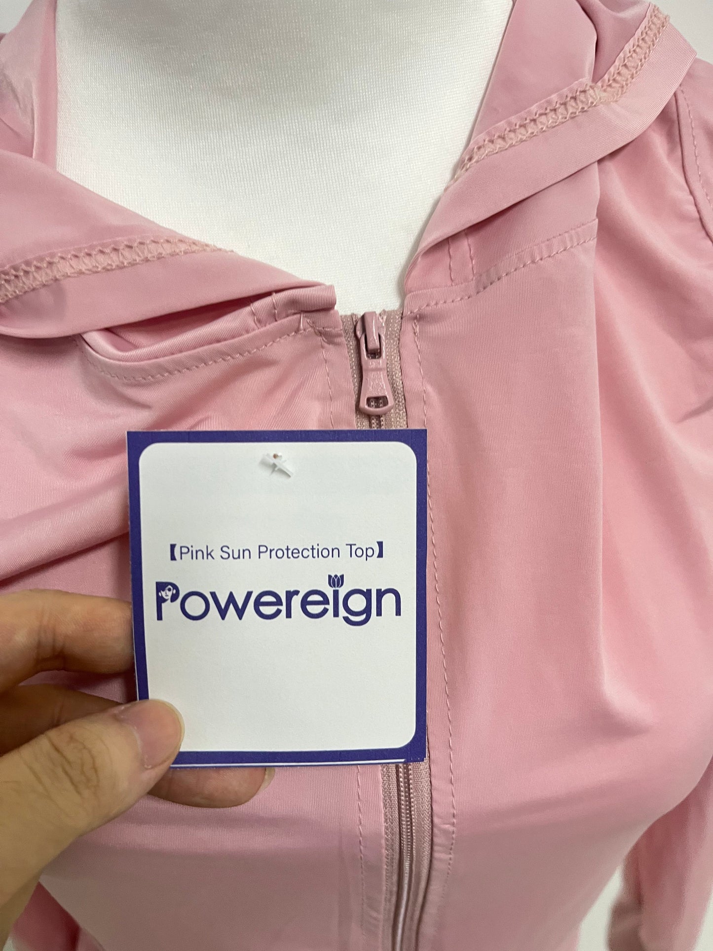 【Powereign Athletic shirts】——Powereign Cooling Sun Protection Athletic Jacket - Lightweight & Quick-Dry Hooded Top