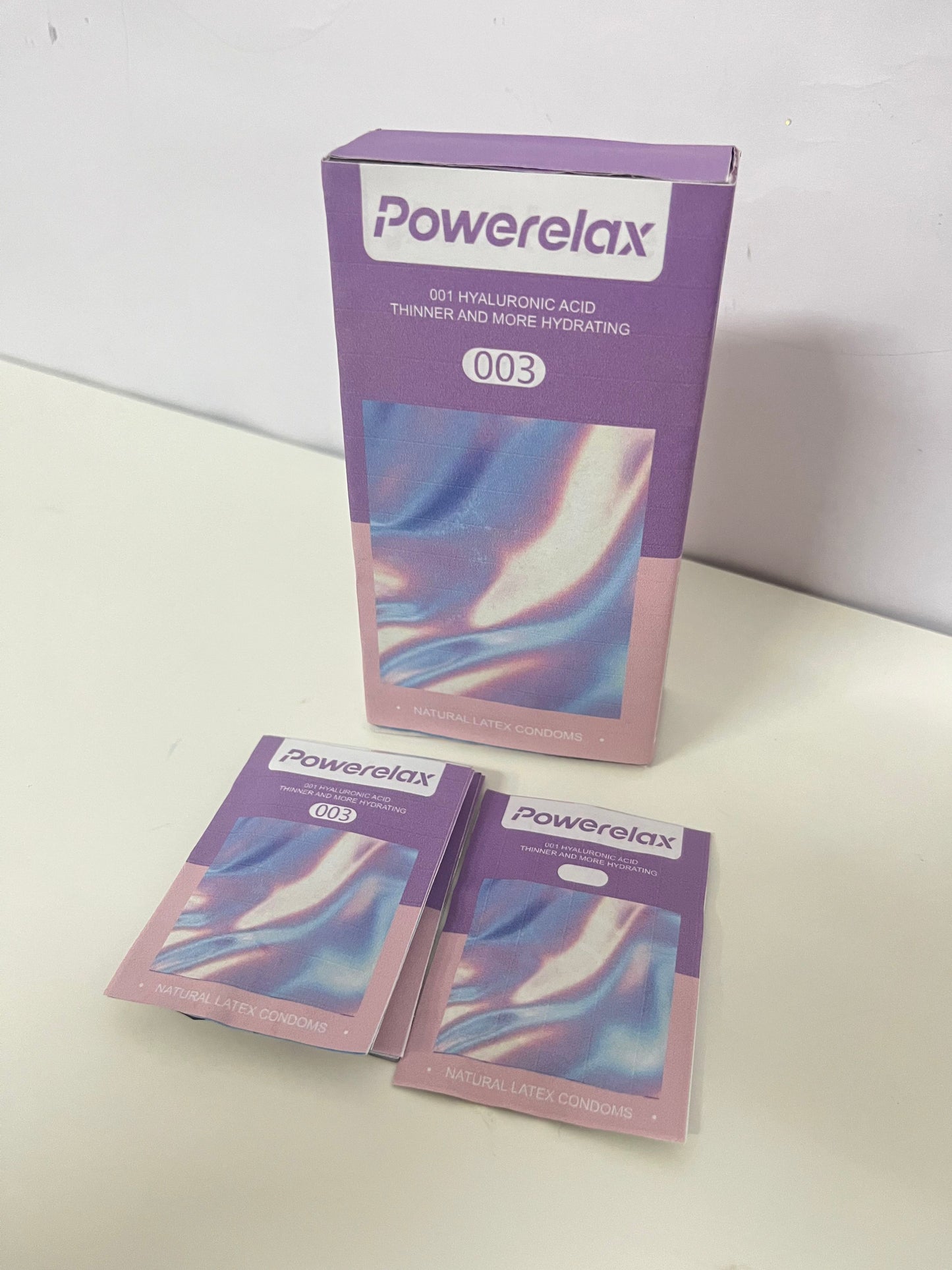 Powerelax 001 Hyaluronic Acid Ultra-Thin Hydrating Condoms