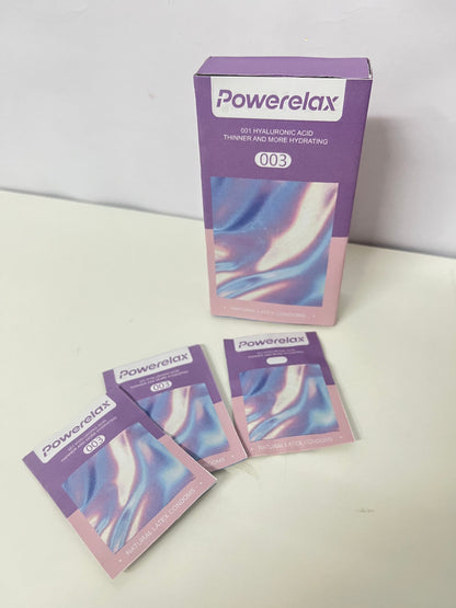 Powerelax 001 Hyaluronic Acid Ultra-Thin Hydrating Condoms