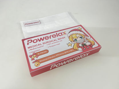 Powerelax Medical Surgical Mask (Christmas Limited Packaging) High Protection & Breathable An Essential Reliable Item for Daily Protection
