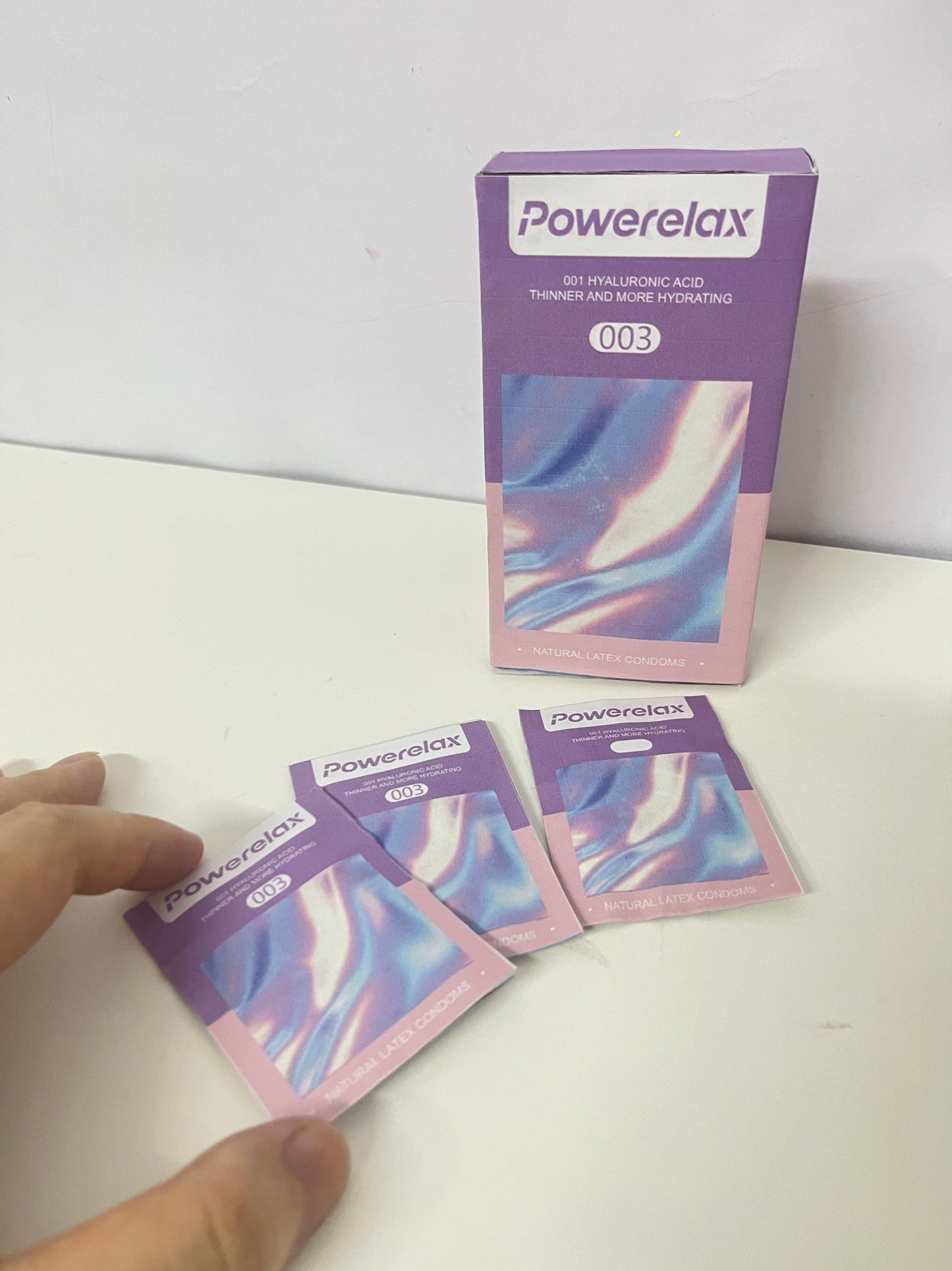 Powerelax 001 Hyaluronic Acid Ultra-Thin Hydrating Condoms