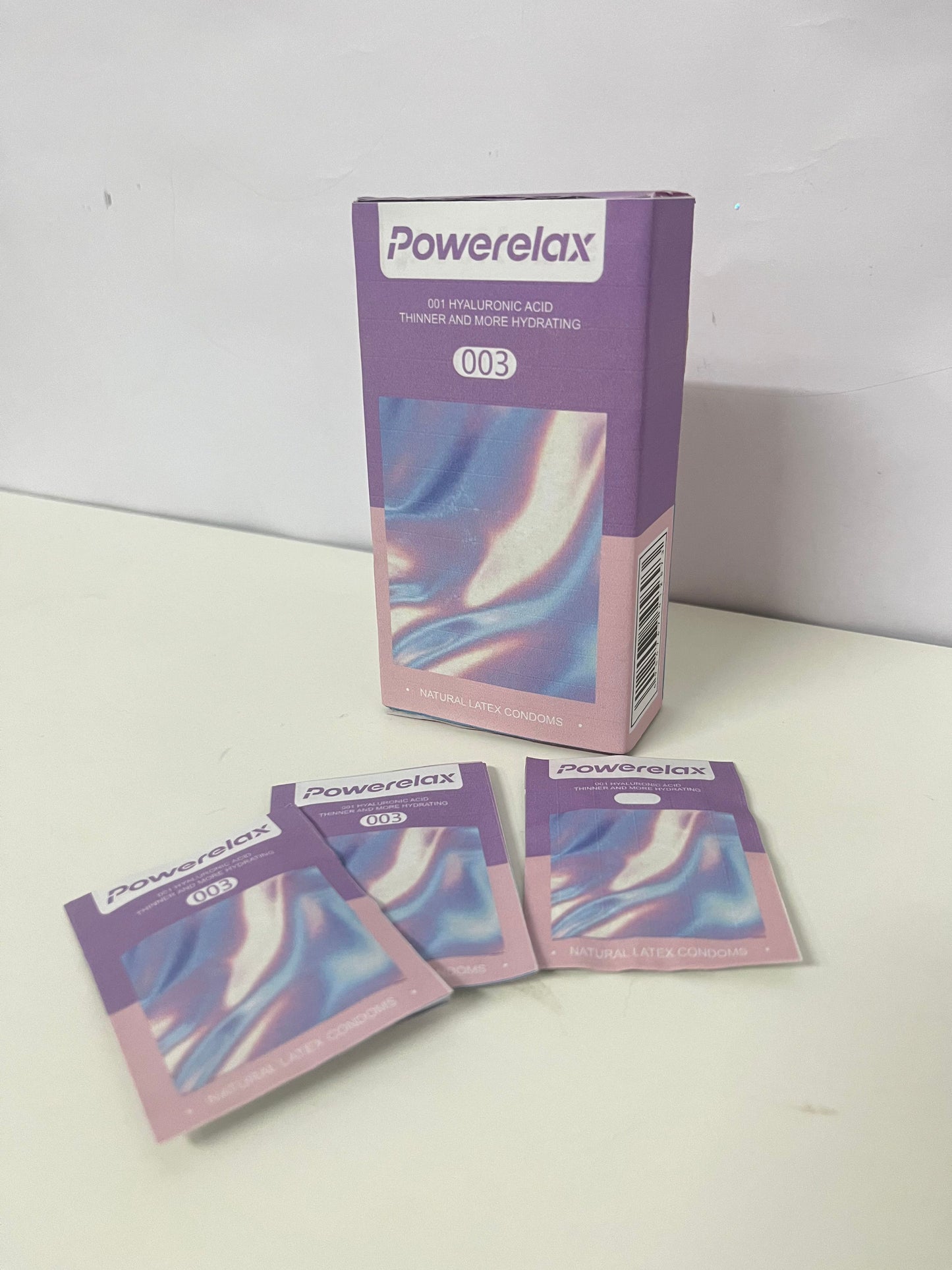 Powerelax 001 Hyaluronic Acid Ultra-Thin Hydrating Condoms