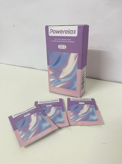 Powerelax 001 Hyaluronic Acid Ultra-Thin Hydrating Condoms