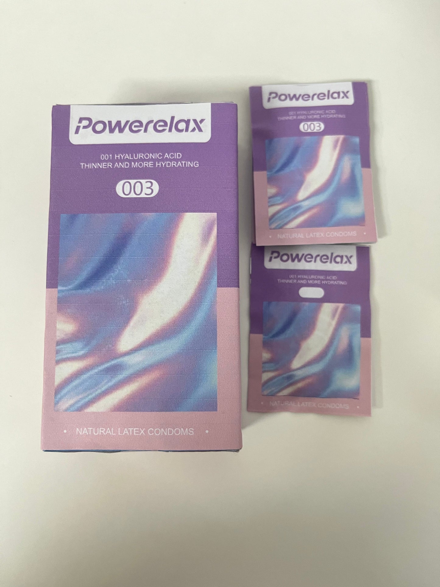 Powerelax 001 Hyaluronic Acid Ultra-Thin Hydrating Condoms