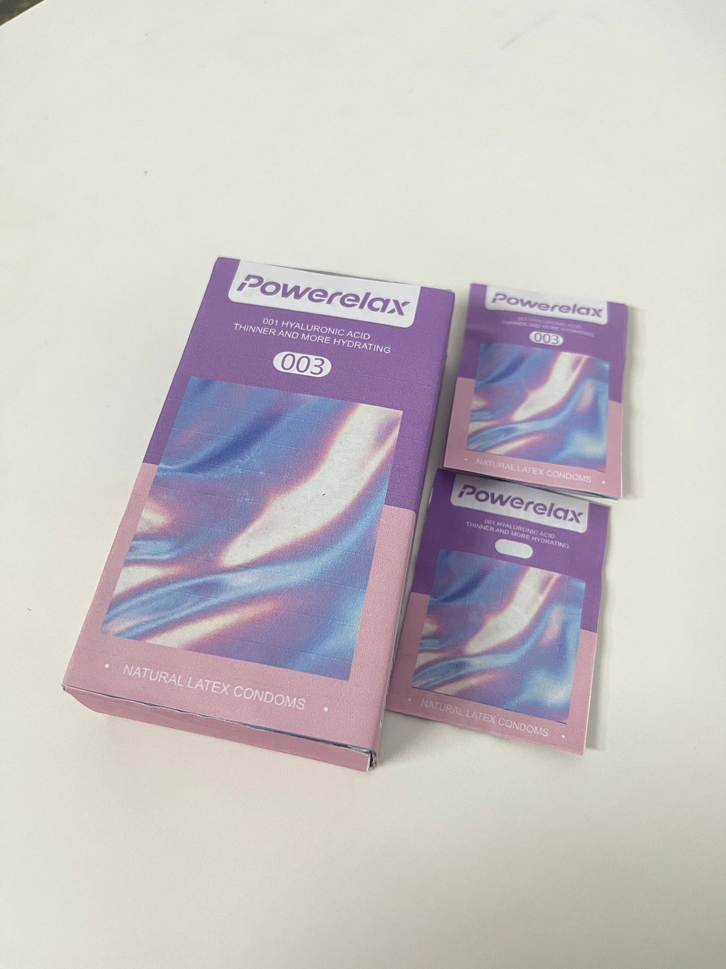 Powerelax 001 Hyaluronic Acid Ultra-Thin Hydrating Condoms