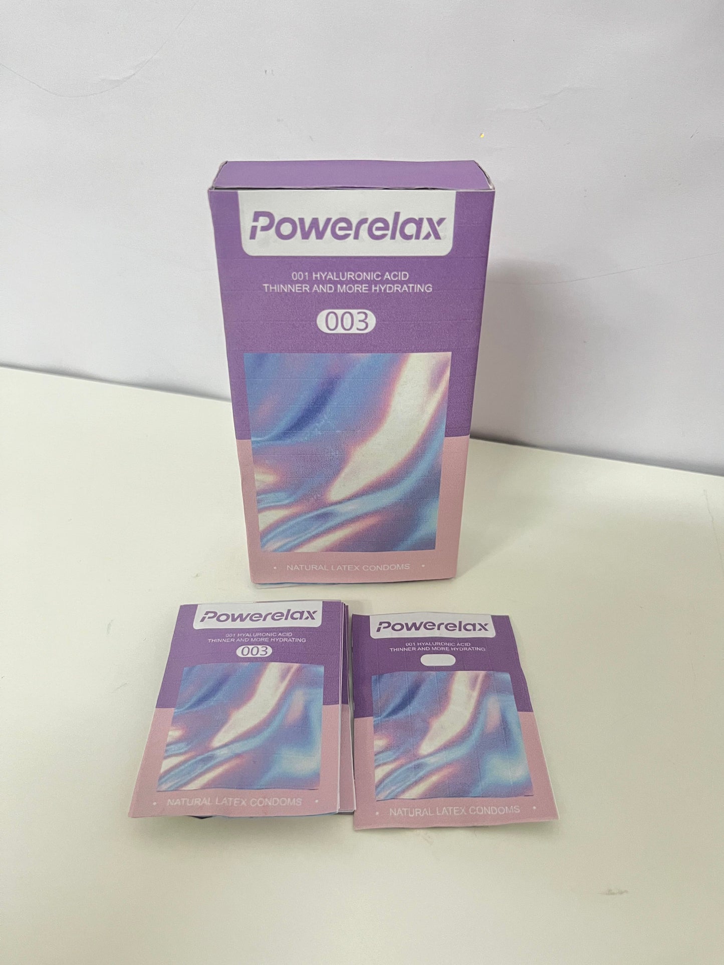 Powerelax 001 Hyaluronic Acid Ultra-Thin Hydrating Condoms