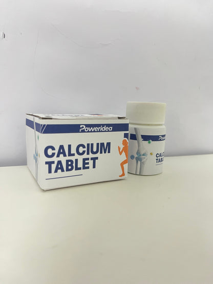 Poweridea 500mg Calcium Carbonate Tablets (60-Count)