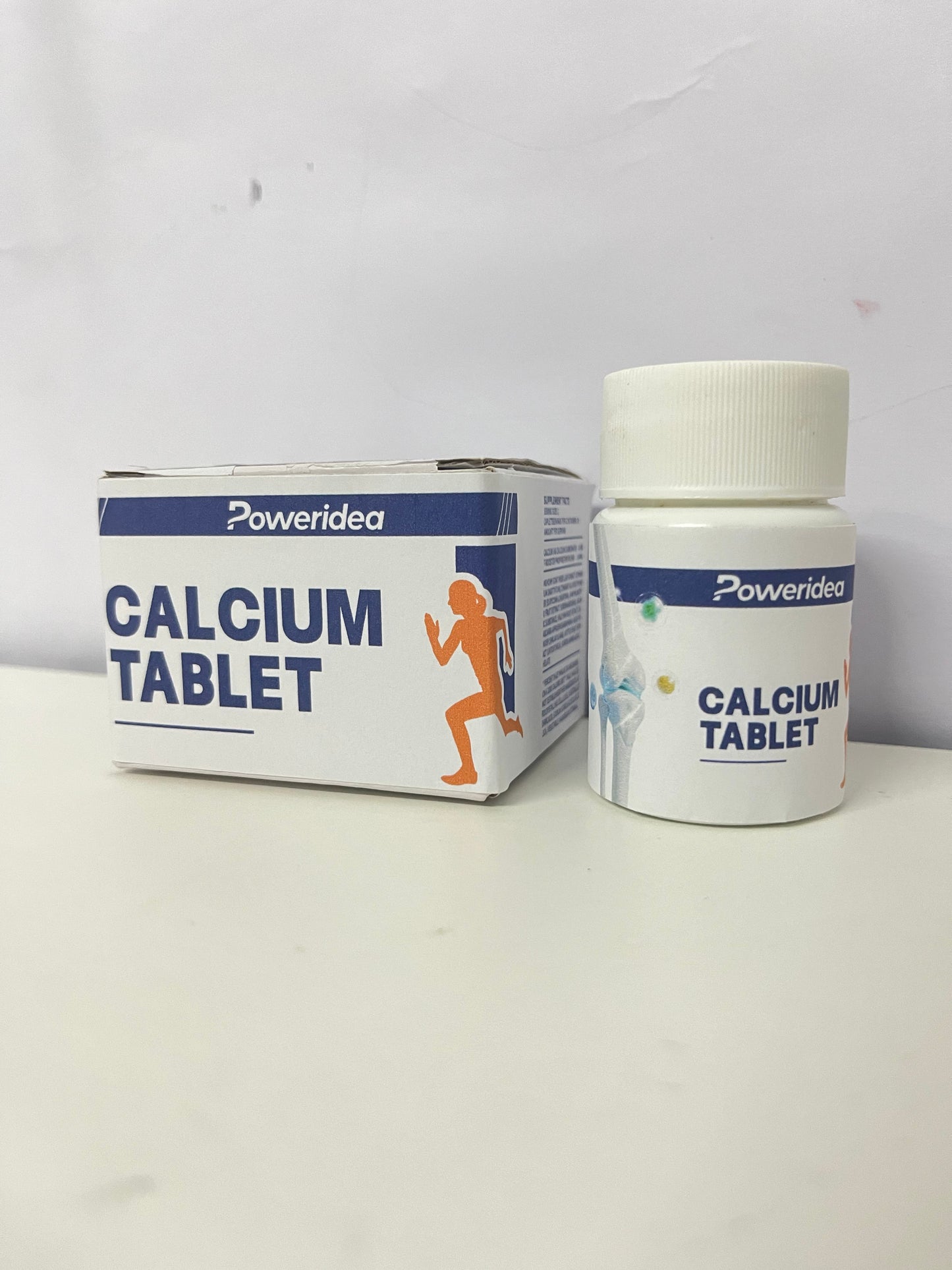 Poweridea 500mg Calcium Carbonate Tablets (60-Count)