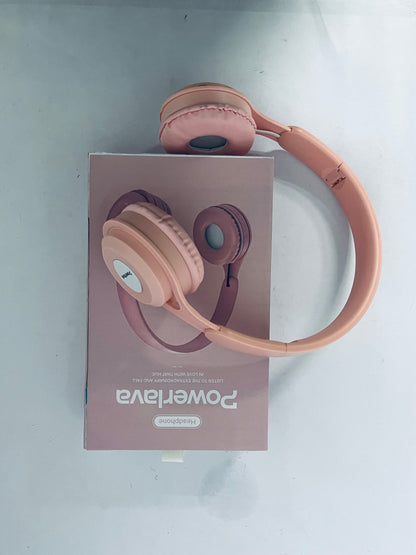 Powerlava Upgraded Hybrid Noise Cancelling Headphones with Transparent Modes Wireless Bluetooth with Mic Deep Bass Soft-Earpads Hi-Fi Audio Comfortable Fit Long Playtime for Home Office Travel Over Ear Pink