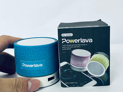 Powerlava Portable Mini Speaker, Super Bass Stereo Rechargeable Speaker