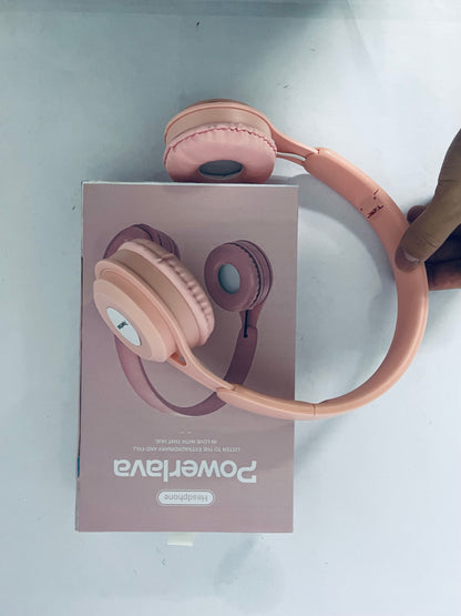 Powerlava Upgraded Hybrid Noise Cancelling Headphones with Transparent Modes Wireless Bluetooth with Mic Deep Bass Soft-Earpads Hi-Fi Audio Comfortable Fit Long Playtime for Home Office Travel Over Ear Pink