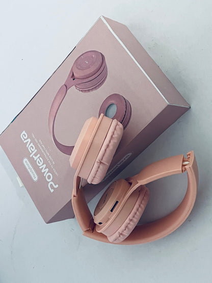 Powerlava Upgraded Hybrid Noise Cancelling Headphones with Transparent Modes Wireless Bluetooth with Mic Deep Bass Soft-Earpads Hi-Fi Audio Comfortable Fit Long Playtime for Home Office Travel Over Ear Pink